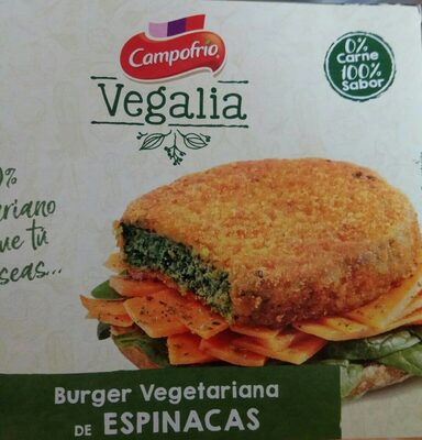 Burger vegetariana de espinacas - Producte
