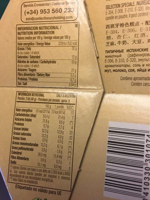 Spanish Biscuit Assortment - Información nutricional