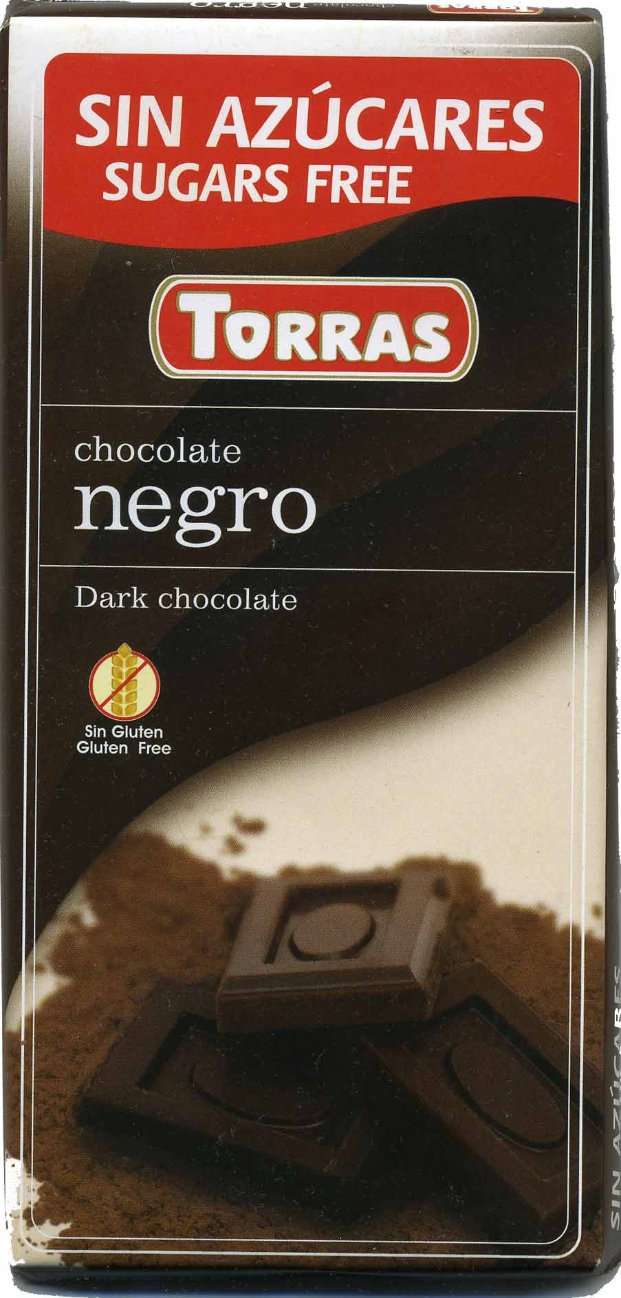 Tableta de chocolate negro edulcorado 52% cacao - Producte - es