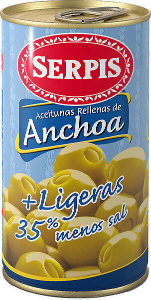 Aceitunas rellenas de anchoa +Ligeras - Product - fr