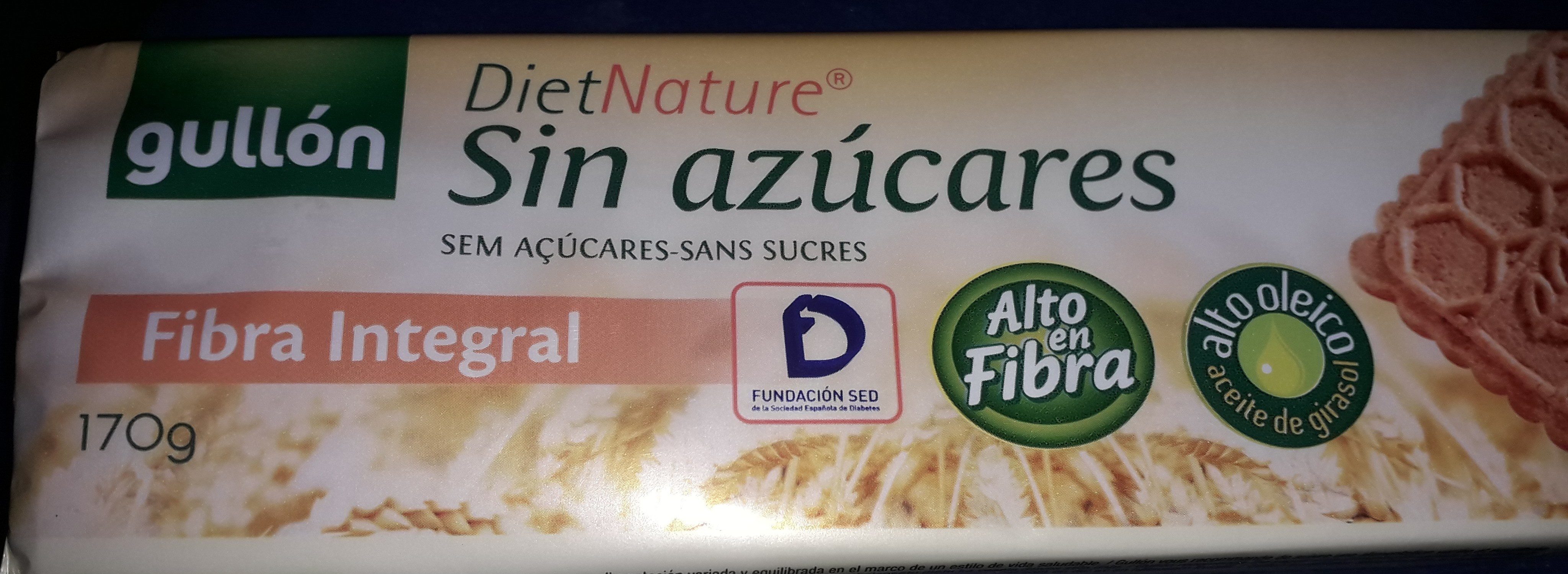 Biscuits Fibra Integral sin azúcares - Produit
