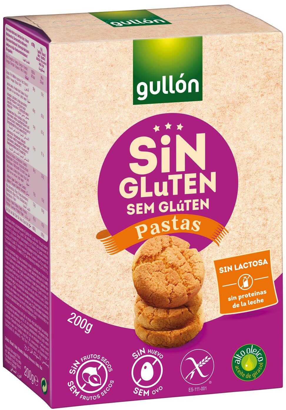Pastas sin gluten - Producto