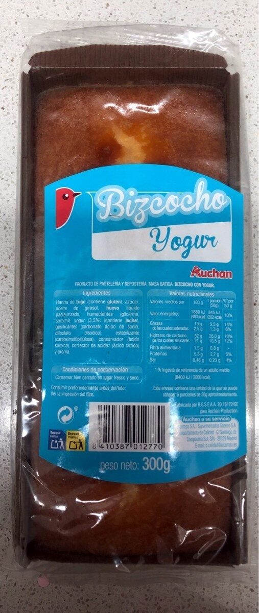 Bizcocho yogur - Product - es