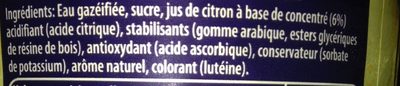 Kas citron 🍋1,5 L - Ingredients - fr