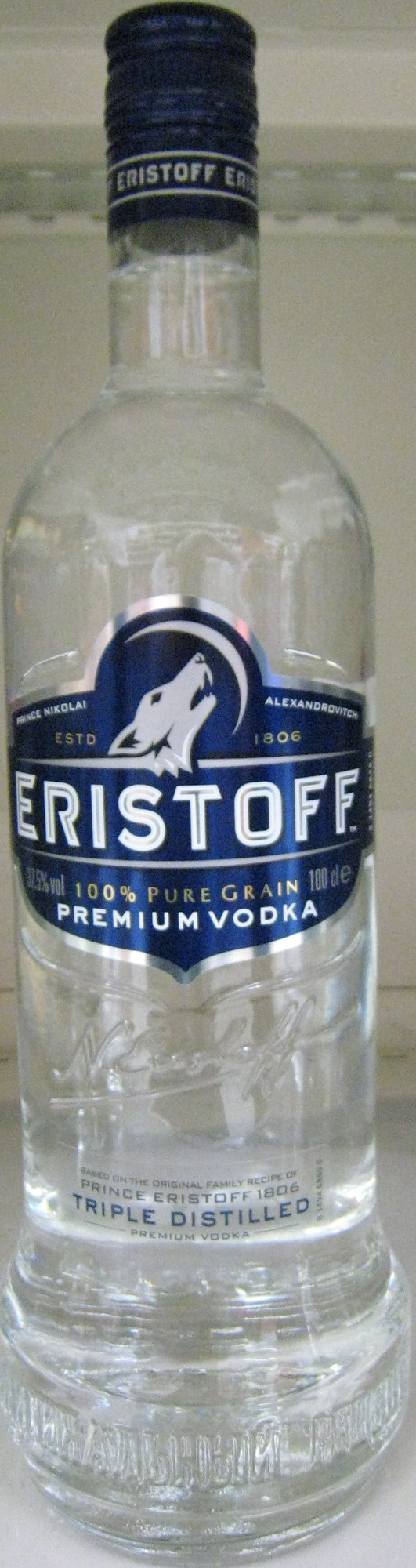 Vodka 100 cl Eristoff - Produit