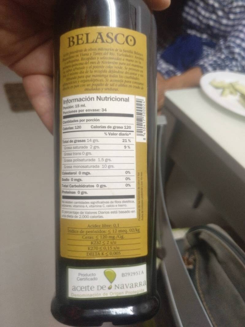 Aceite de oliva virgen extra - Ingredientes - fr