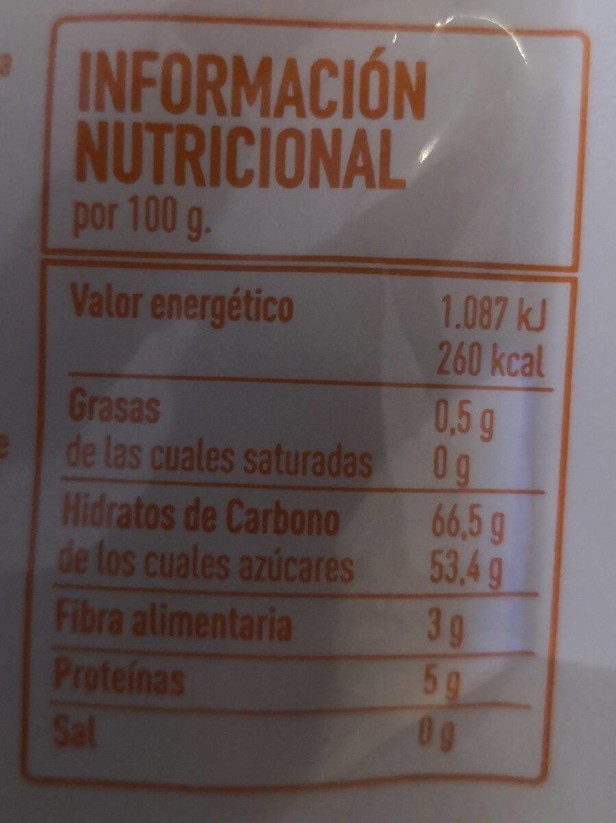 Orejones Albaricoque - Nutrition facts - es