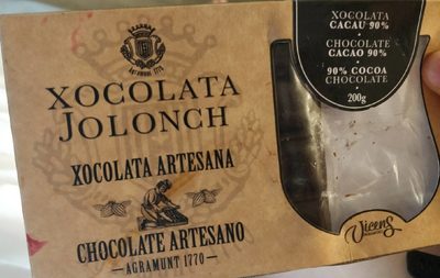 Xocolata Jolonch, Cacau 90 % - Produit