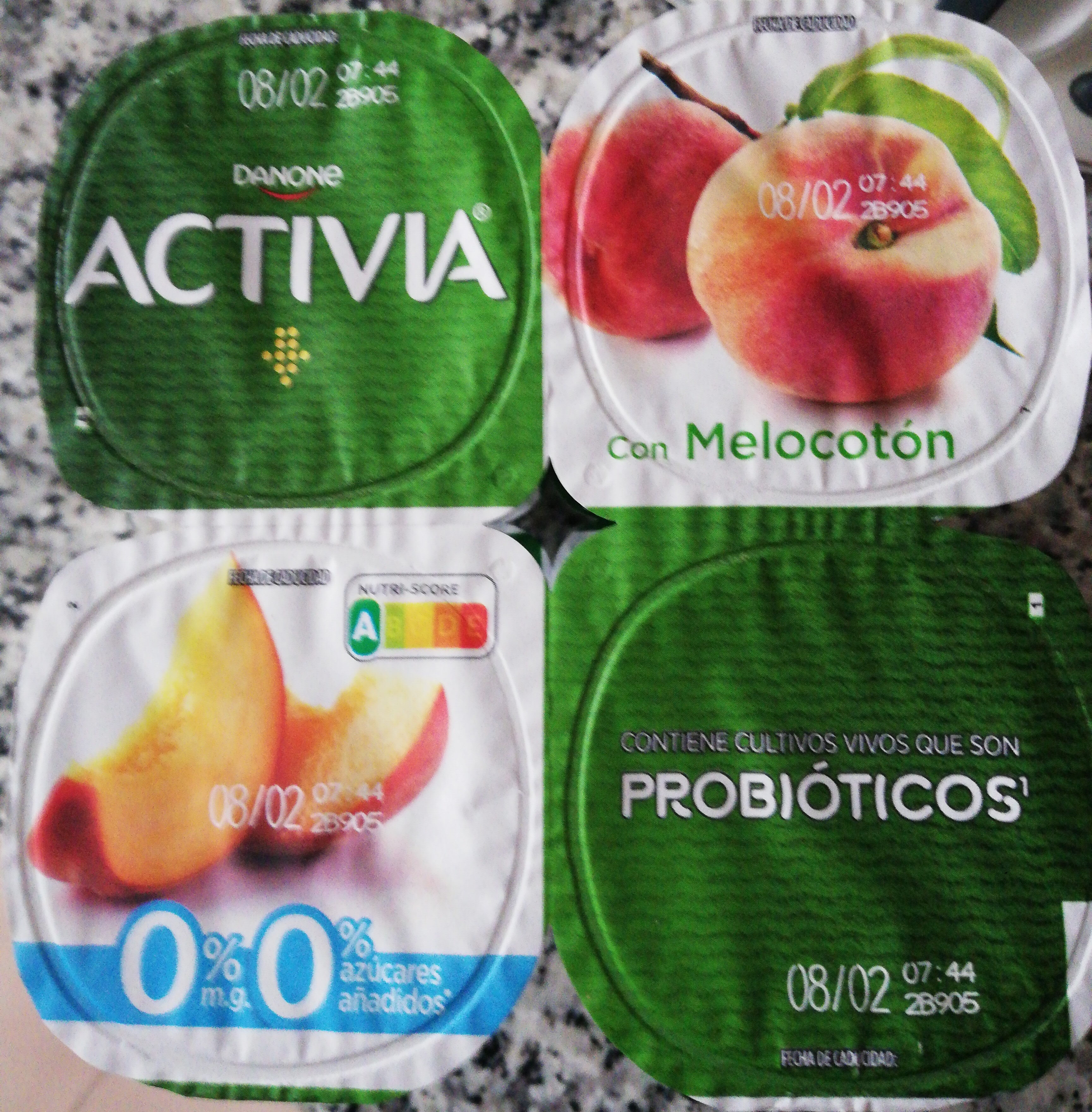 Activia frutas probioticos - Producte - es