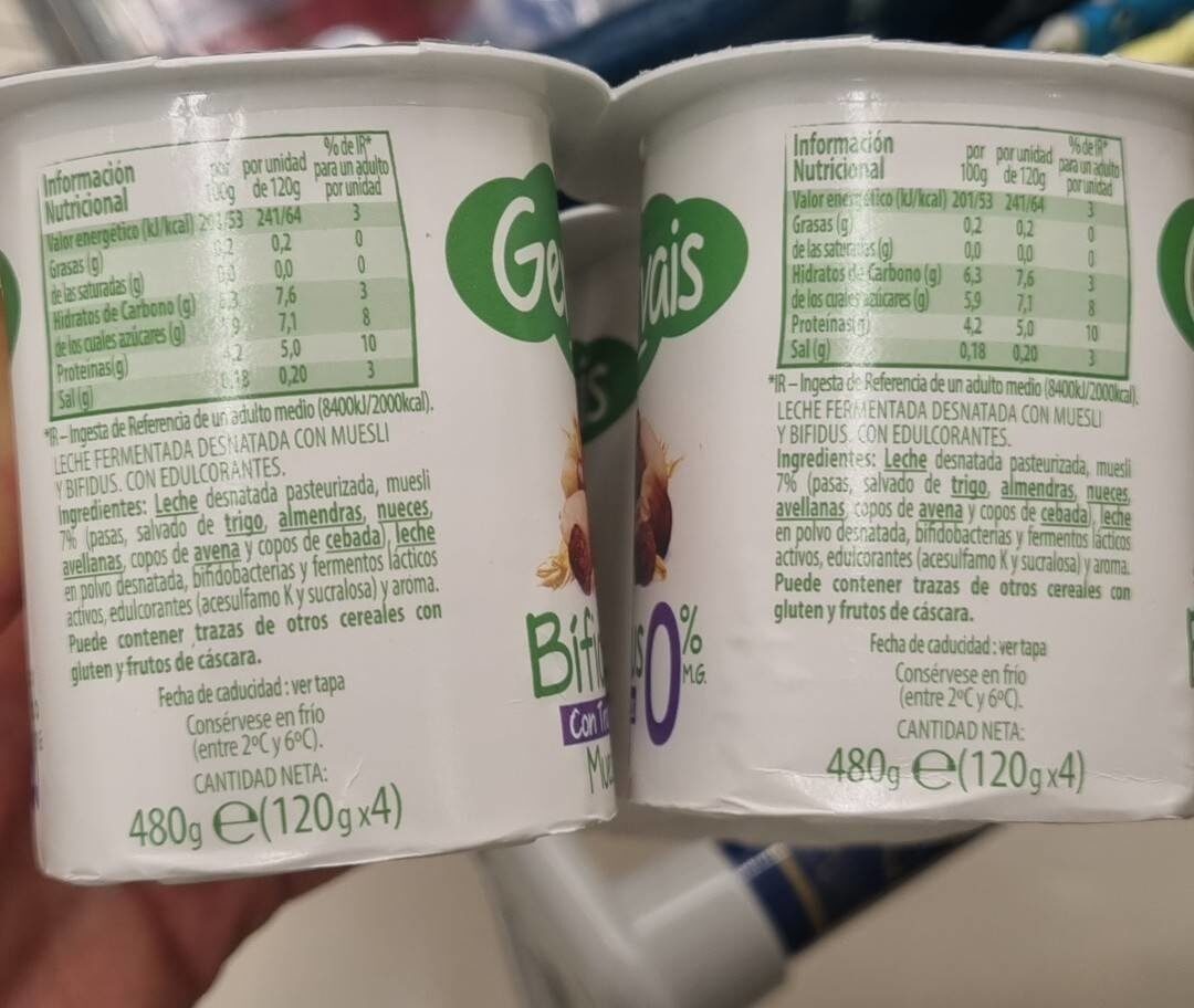 Yogurt con muselina Gervais - Product - es