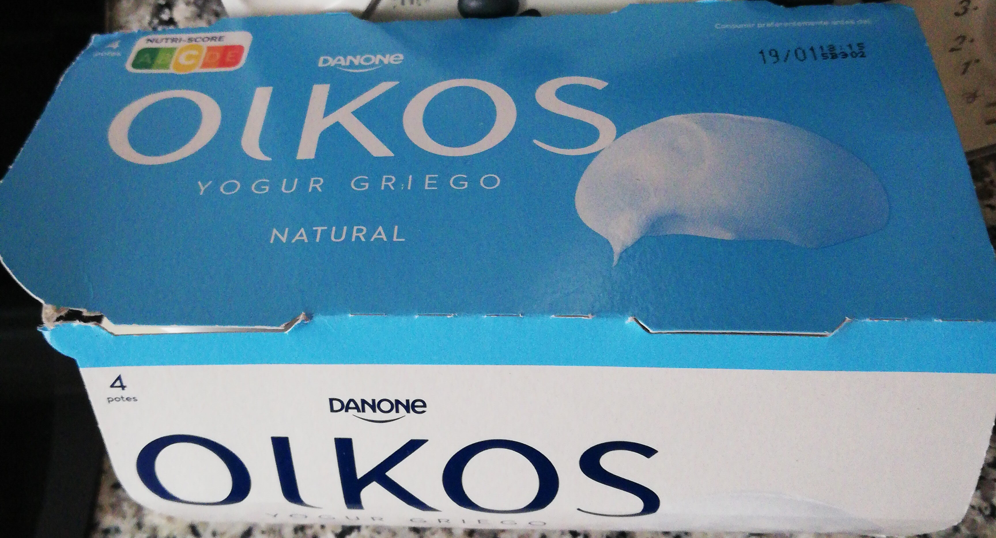 Oikos yogur griego natural - Producte - es