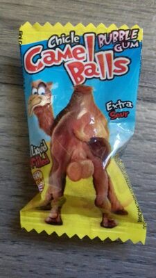 Fini Bubble Gum Camel Balls Extra Sour Flüssig Gefüllt. - Produit