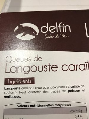 Langouste Blanche, Crue - Ingredients - fr