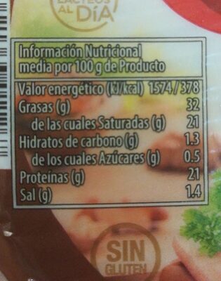 Queso mini tierno de cabra elaborado con leche - Nutrition facts