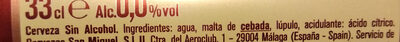Magna tostada 0 - Ingredients - es
