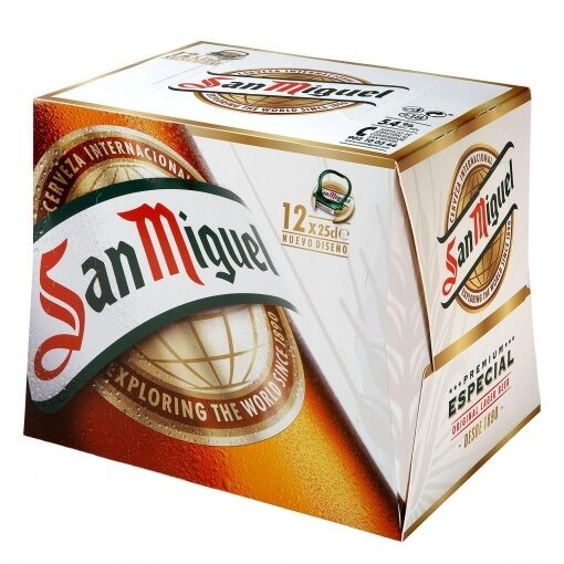 Cerveza San Miguel especial Lager pack de12 botellas de 25 cl. - Produit - es