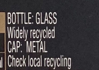 Extra Virgin Olive Oil - Instruccions de reciclatge i/o informació d’embalatge