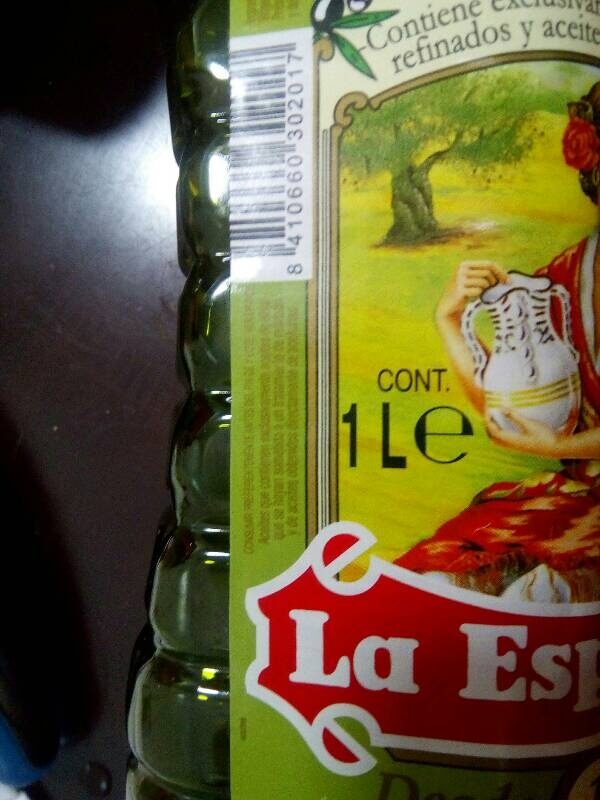 Aceite de oliva intenso 1º botella 1 l - Ingredients - fr