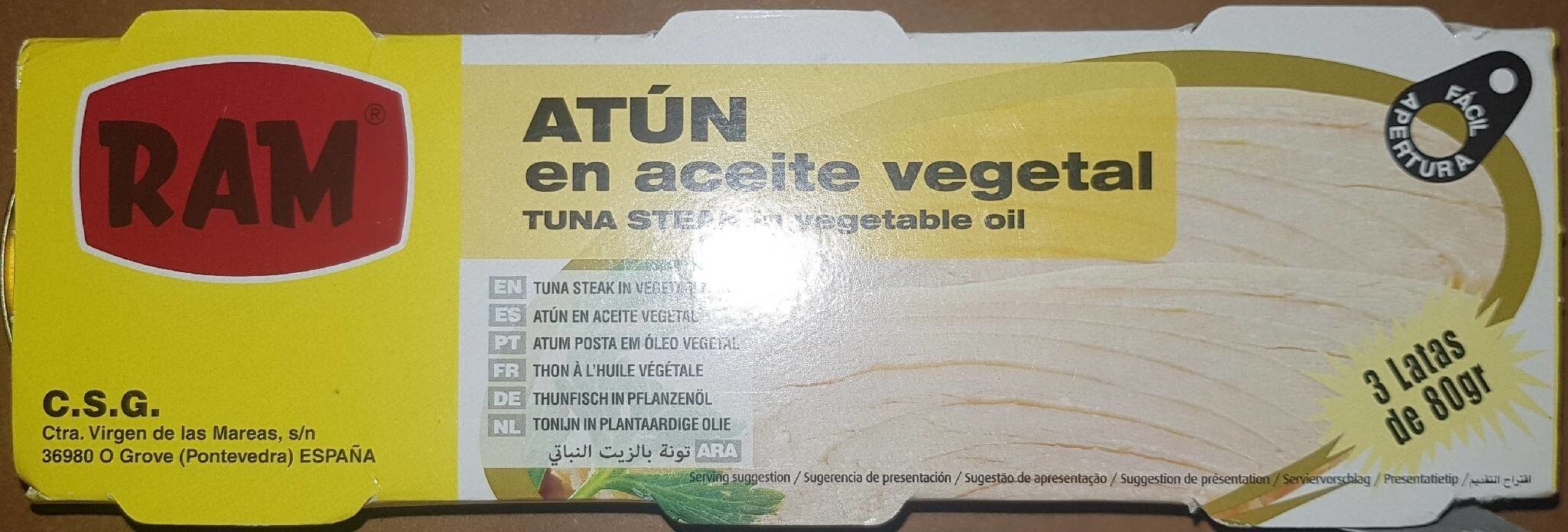 Atún en aceite vegetal - Producto