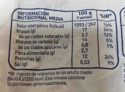 Fingers de Pollo - Nutrition facts - es