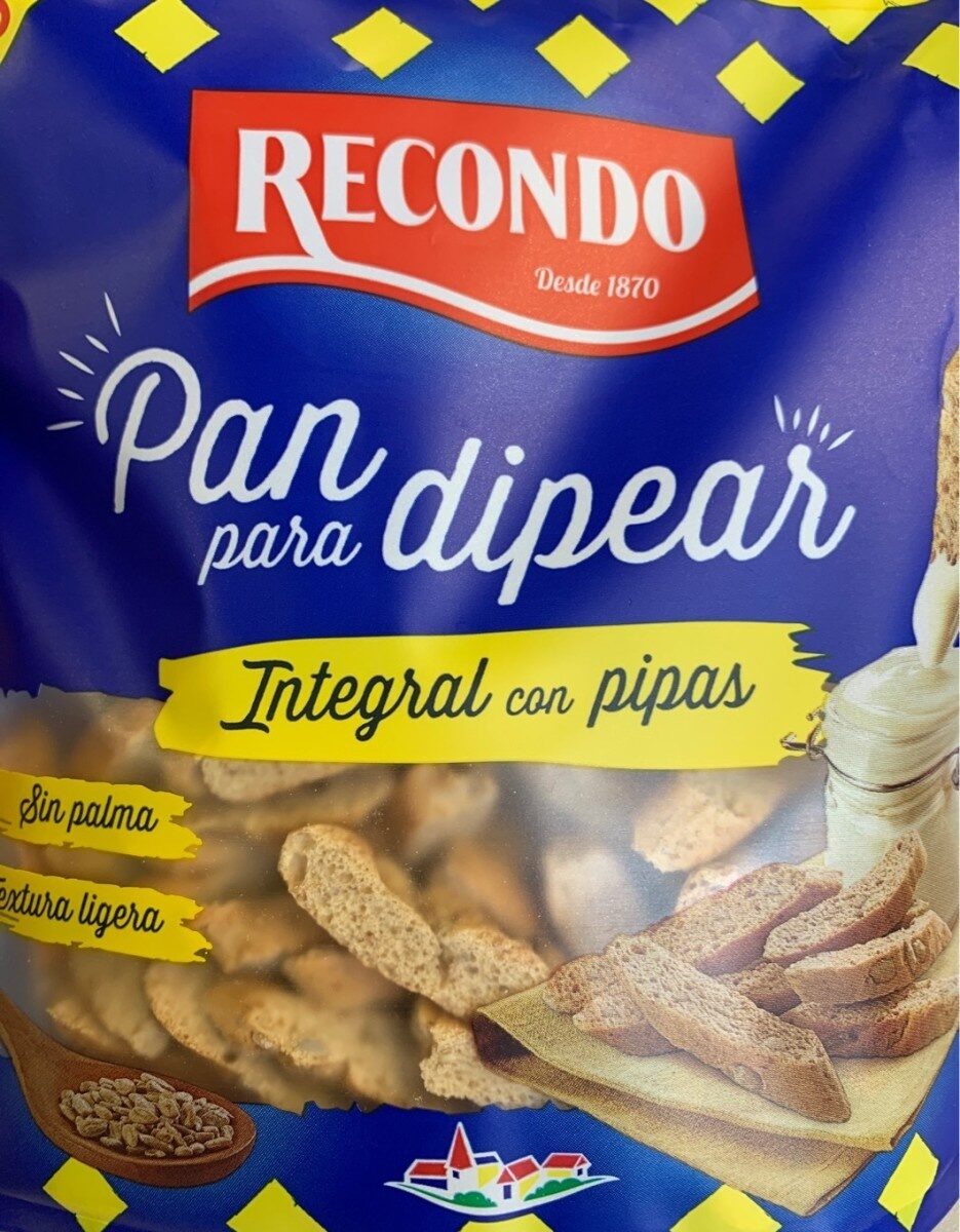 Pan para dipear Integral con Pipas - Product - es