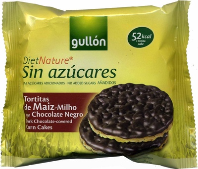 Diet Nature tortitas de maíz con chocolate negro - Producte - es