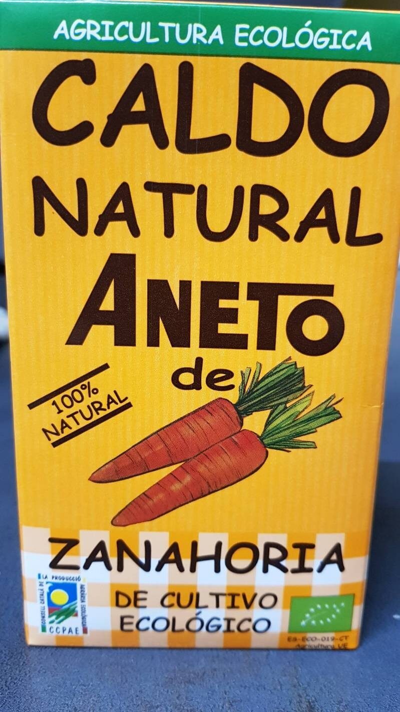 Caldo natural de Zanahoria Ecologica - Producto