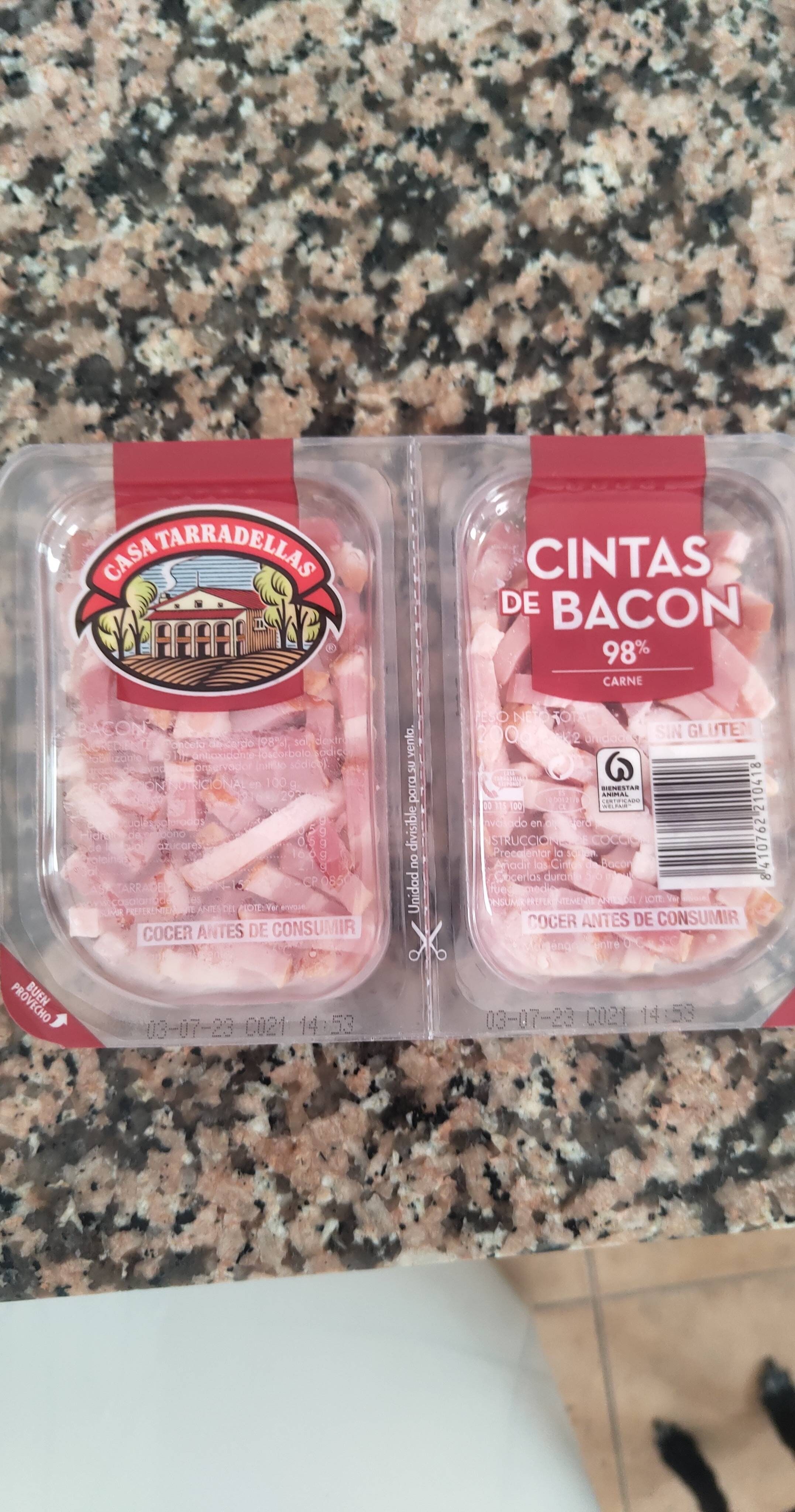 Cintas de bacon sin gluten - Product