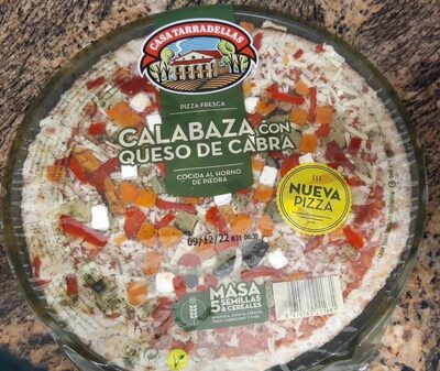 pizza de calabaza con queso de cabra - Product - es