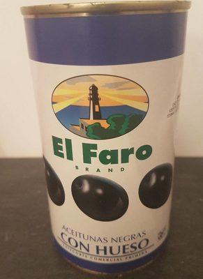 190G Olives Noires Entieres El Faro - Produit