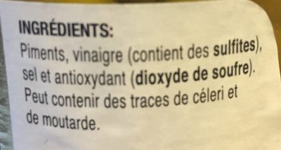 Piments - Ingredients - fr