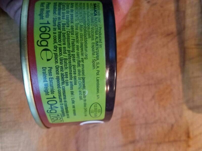 Atún claro en aceite de oliva - Ingredients - es