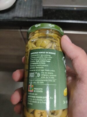 Olives vertes - Ingredients - es
