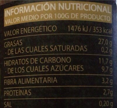 Calabacín braseado ecológico en aceite vegetal - Nutrition facts - es