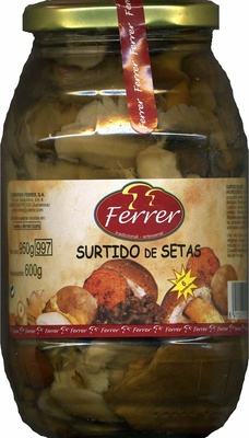 Mezcla de setas en conserva "Ferrer" - Producto