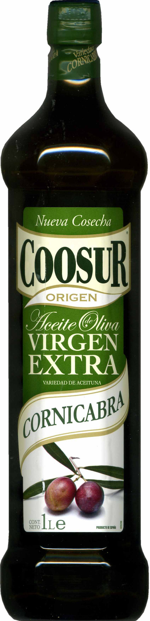 Aceite de oliva virgen extra Variedad Cornicabra - Producto