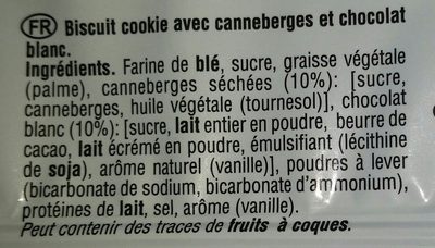 Grandes big cookies - Ingredients