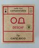 Café descafeinado cápsulas compostables - Product