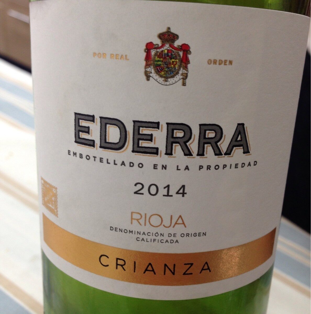 Vin EDERRA 2014 - Product - fr