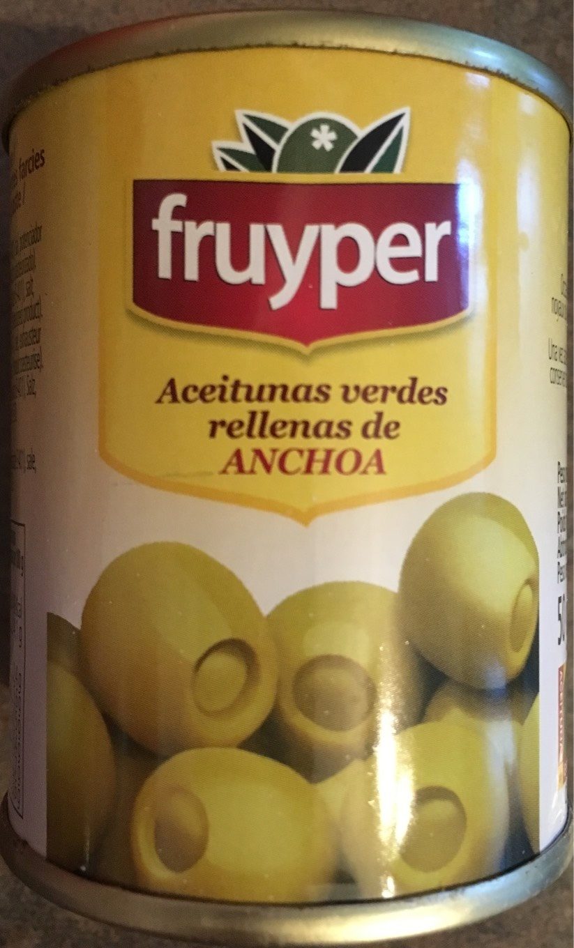 Olives farcies a la pâte d'anchois - Producte - fr