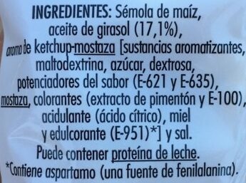 Palomitas - Ingredients - es