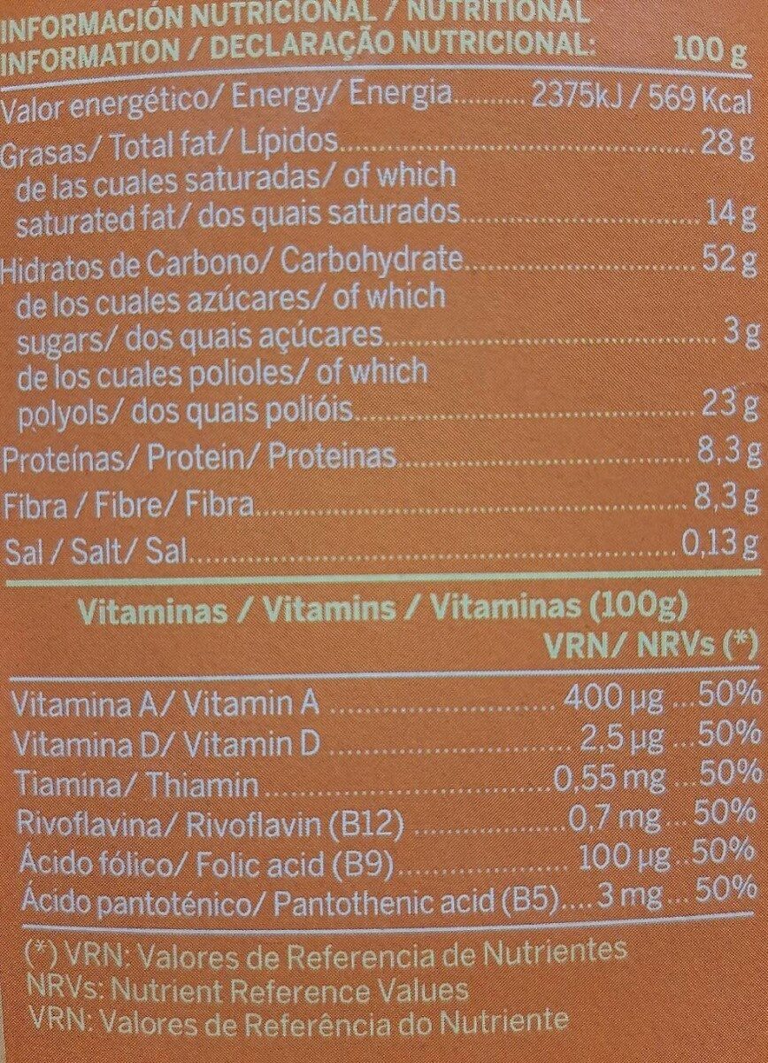 B-SAN  0% AZUCARES AÑADIDOS - Informació nutricional - es