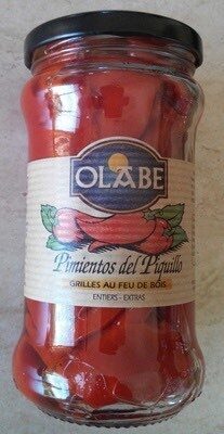 Liste des ingrédients du produit Pimientos del piquillo enteros Olabe 