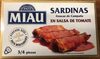 Sardinas en tomate - Produktua