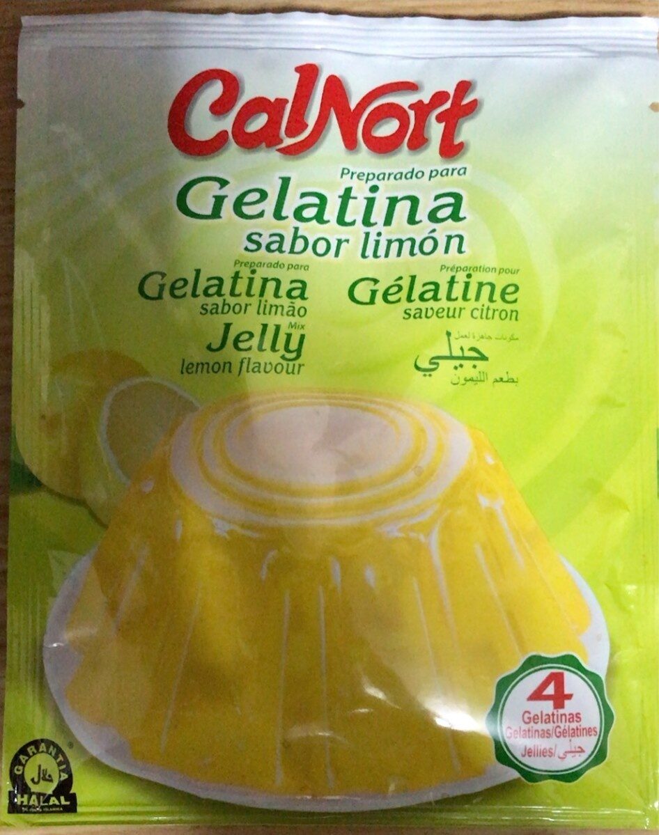 Gelatina sabor limón - Producto