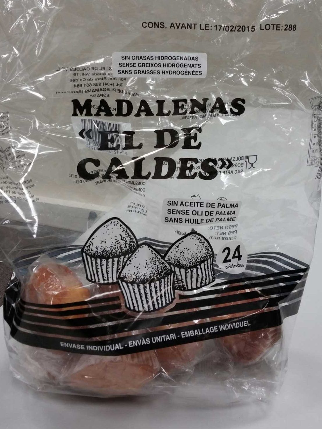 Madeleines "El De Caldes" - Product - fr