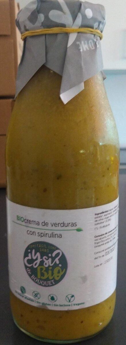 BIO Crema de Verduras con Spirulina - Product - es