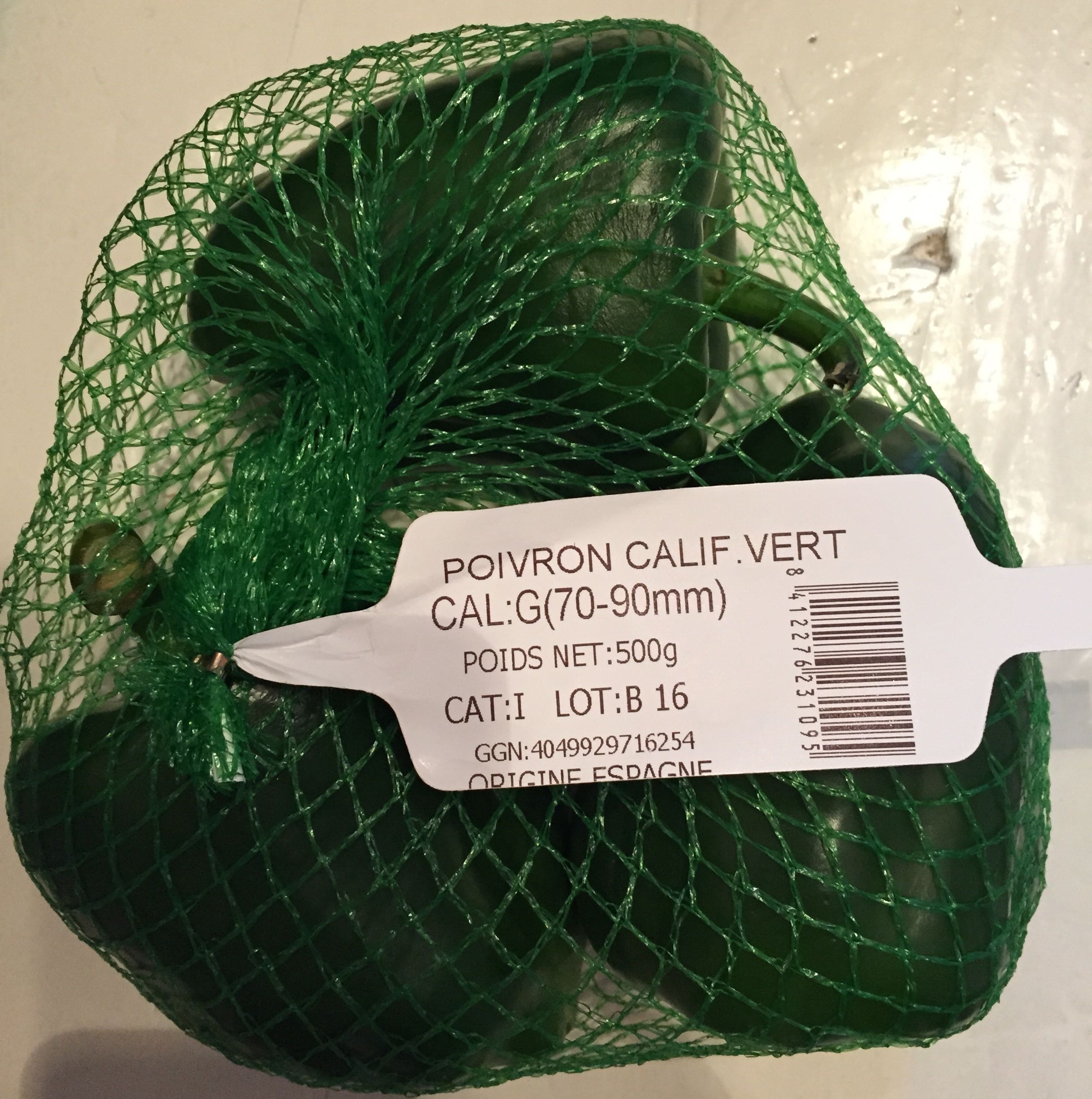 Poivron Calif Vert Cat. 1 - Product - fr
