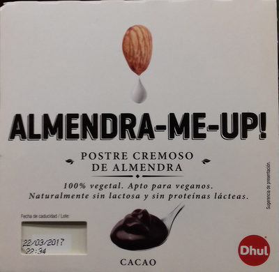 Postre cremoso de almendra Cacao - Product - es