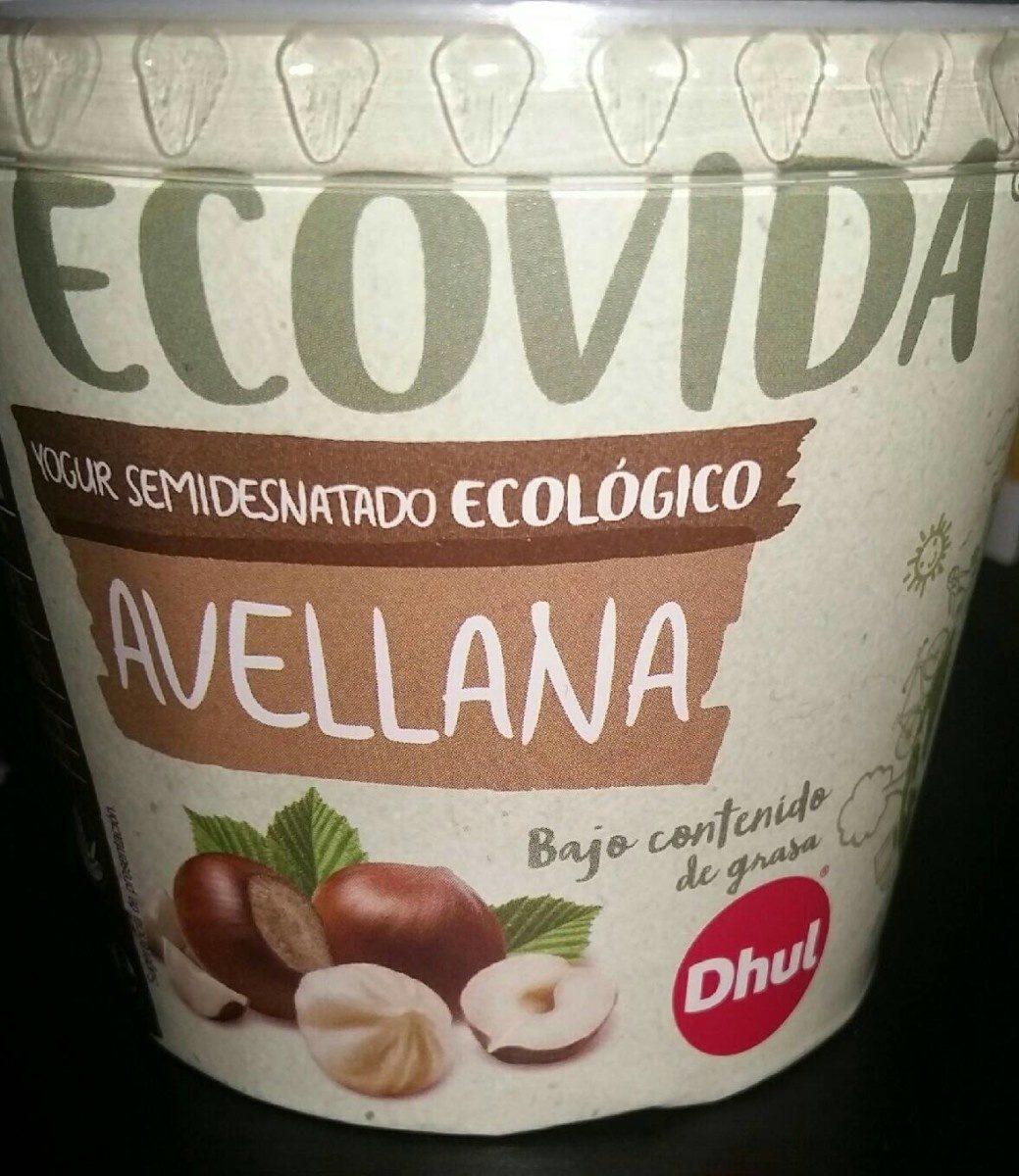 Ecovida yogur semidesnatado ecologico avellana - Product - es